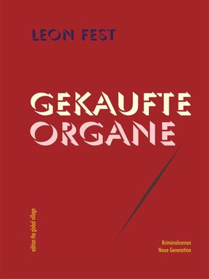 cover image of Gekaufte Organe